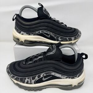 Nike Air Max 97 Premium Future Forward Women's 7.5 Camo Black Shoes 917646-005